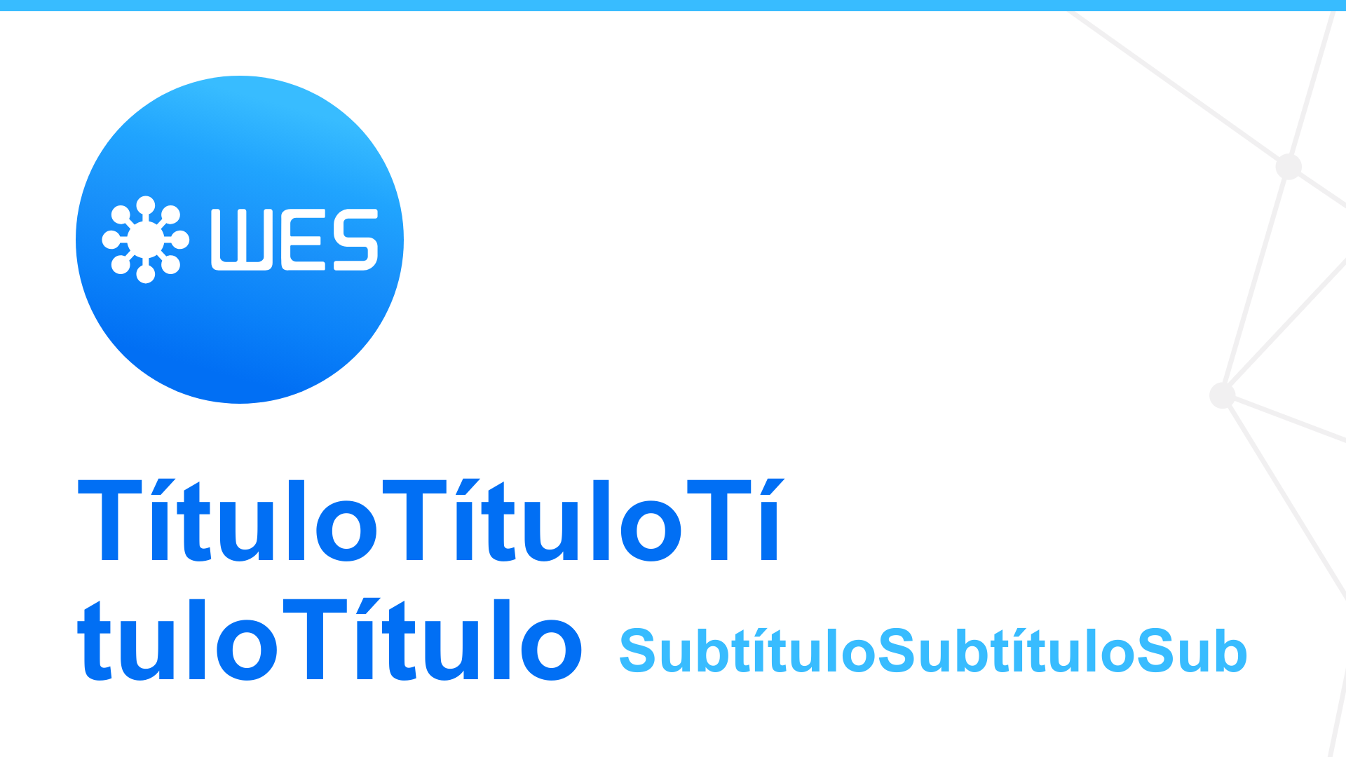 Template Claro - Slide 1