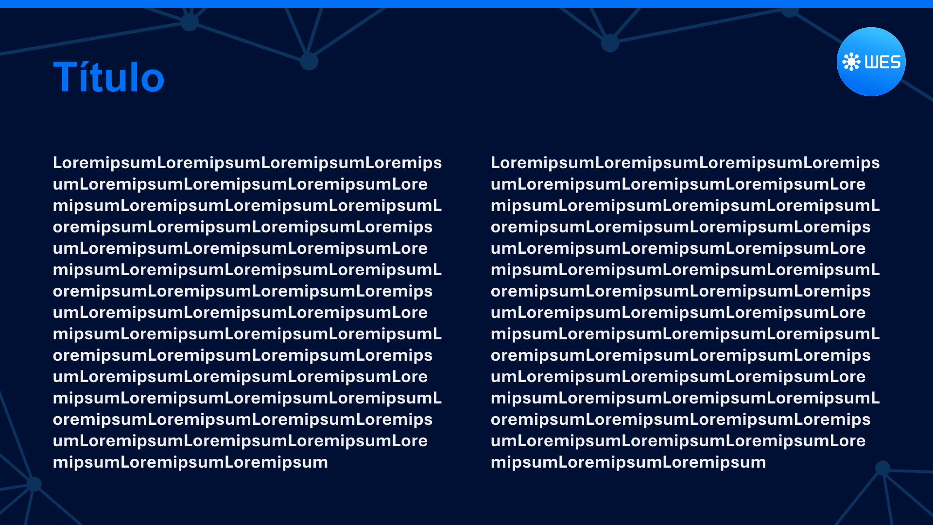 Template Escuro - Slide 2